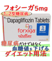 フォシーガ錠(Forxiga)5mg  28錠/箱|糖尿病,慢性腎臓・糖質制限ダイエット