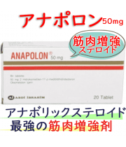アナポロン(Anapolon)50mg/20錠｜タンパク同化作用・ステロイド