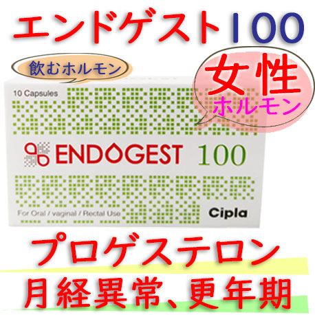 エンドゲスト(Endogest)100 10錠/箱｜女性ホルモンであるプロゲステロンの補充